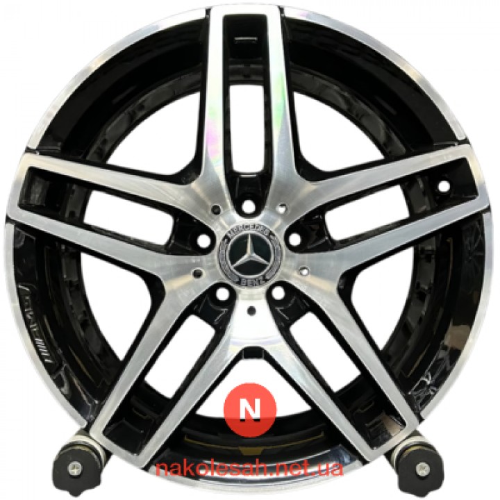Mercedes OEM A2224010000 8.5x19 5x112 ET38 DIA66.6 BKF