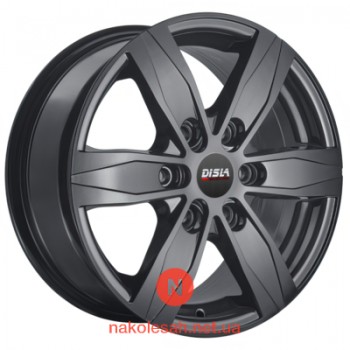 Disla Vanline 6 7x16 6x130 ET55 DIA84.1 Black