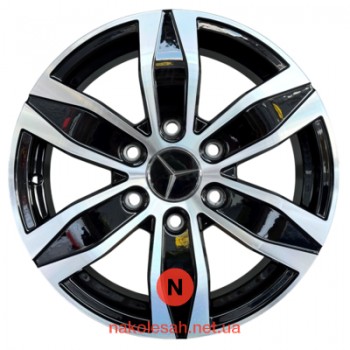 Replica Audi R1945 7x16 6x130 ET50 DIA84.1 Black