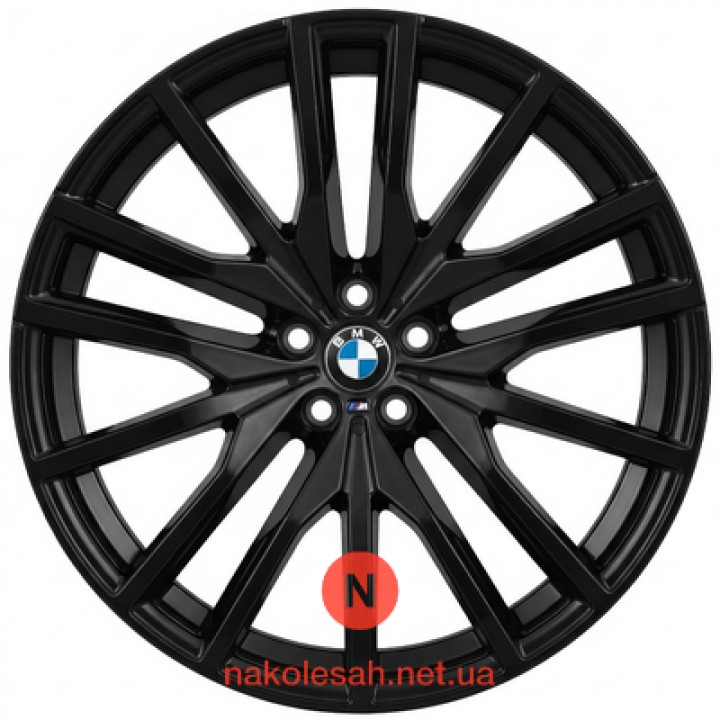 BMW OEM 8090013 9.5x22 5x112 ET37 DIA66.6 Black