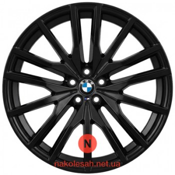 BMW OEM 8090014 10.5x22 5x112 ET43 DIA66.6 Black