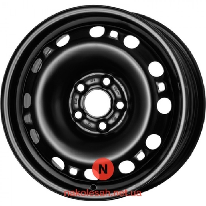 Magnetto Wheels R1-1727 6x15 5x100 ET38 DIA57 Black