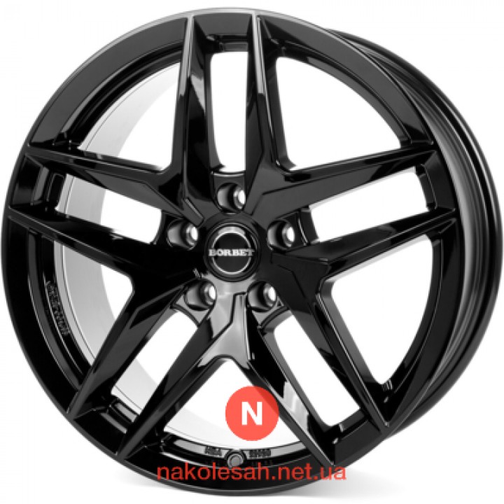 Borbet Z 7.5x17 5x112 ET36 DIA66.5 Black