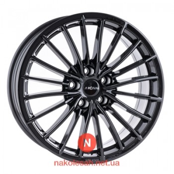 Ronal R68 8x18 5x112 ET30 DIA76.1 Jet black