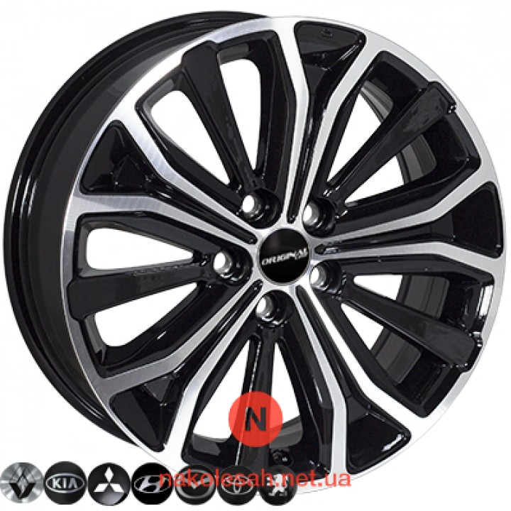 Zorat Wheels BK591 7x17 5x114.3 ET46 DIA67.1 BP