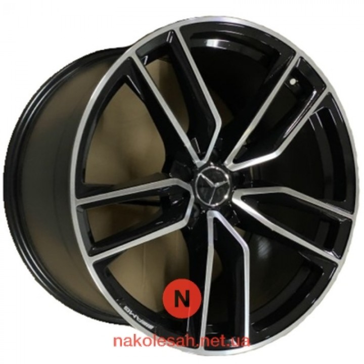 Replica MR5610 11x21 5x112 ET49 DIA66.6 BKF