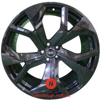 Replica Audi 6109 9.5x22 5x112 ET30 DIA66.45 Black