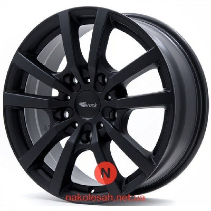 Brock RC25T 6.5x16 5x112 ET52 DIA66.6 Black