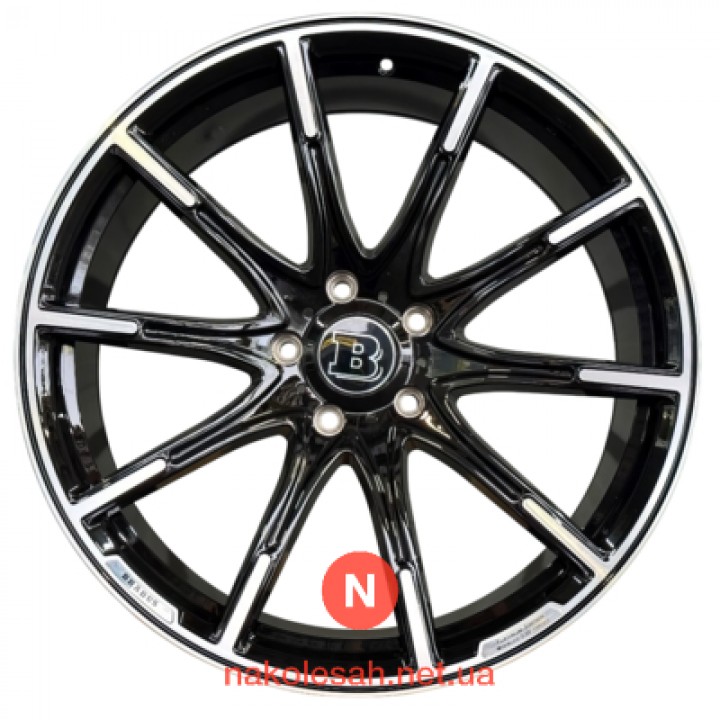 Replica MINI1117 10x22 5x130 ET36 DIA84.1 Black