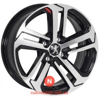 Zorat Wheels ZW-BK5447 6.5x15 4x108 ET25 DIA65.1 BP