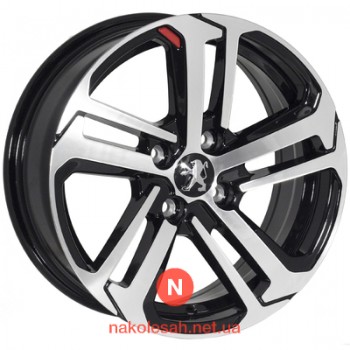 Zorat Wheels ZW-BK5447 6.5x16 4x108 ET20 DIA65.1 BP