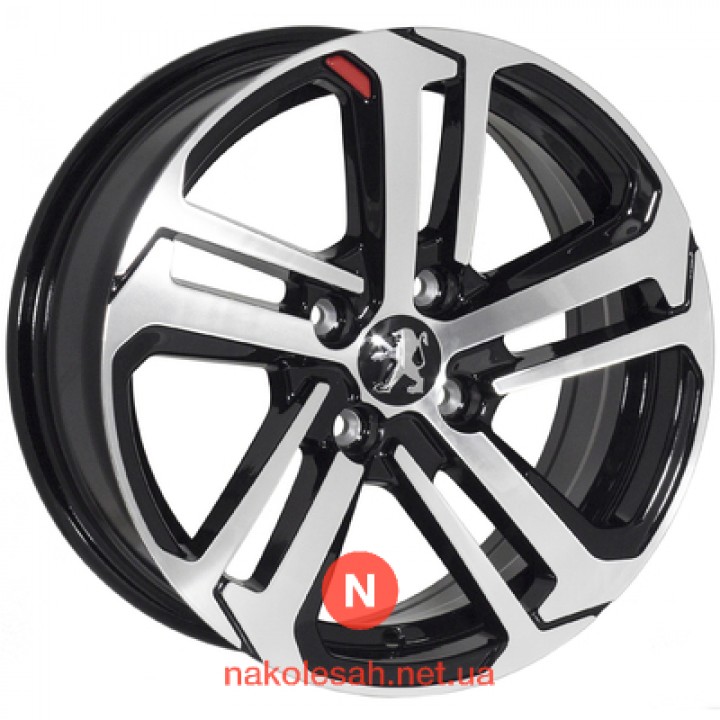 Zorat Wheels ZW-BK5447 6.5x16 4x108 ET25 DIA65.1 MB