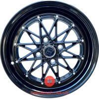 Flow Forming FF122 5x14 4x100 ET25 DIA73.1 Black