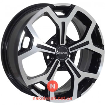 Zorat Wheels BK5409 6.5x16 5x114.3 ET50 DIA66.1 BP