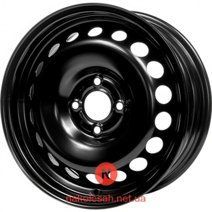 Magnetto Wheels R1-1855 6x15 4x100 ET40 DIA60 Black