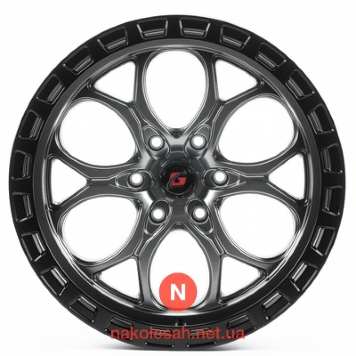 Off Road Wheels OW03 9x20 6x139.7 ET12 DIA106.1 MDGMBL