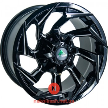GT 168137 8.5x16 6x139.7 ET0 DIA110.1 Black