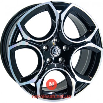 Replica Volkswagen 8386 8x18 5x112 ET42 DIA57.1 BMF