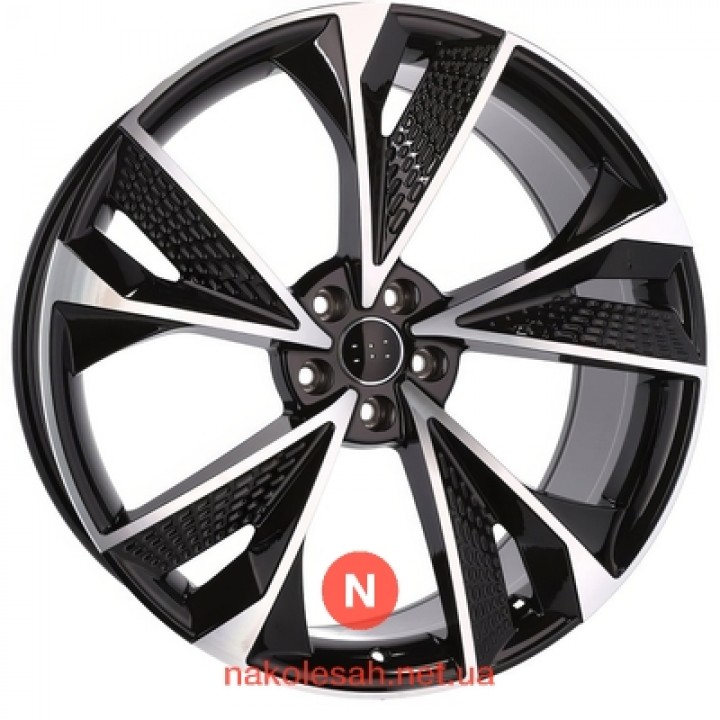 Racing line B1566 9.5x22 5x112 ET20 DIA66.5 BP