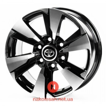 Replica TY3124 7.5x17 6x139.7 ET25 DIA106.1 BMF