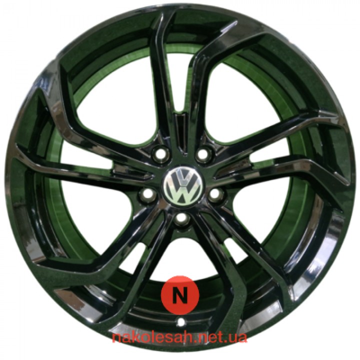 Replica Volkswagen 698 8x18 5x112 ET45 DIA57.1 Black