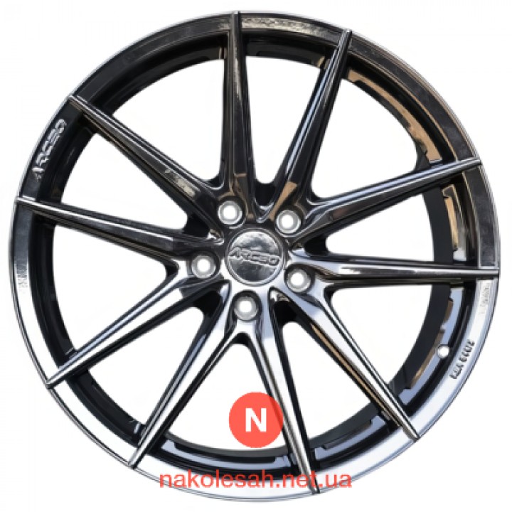 Arceo Monaco 8.5x19 5x112 ET37 DIA73.1 Black