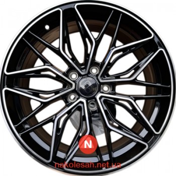 Flow Forming FF585 7.5x17 5x112 ET38 DIA66.6 Black