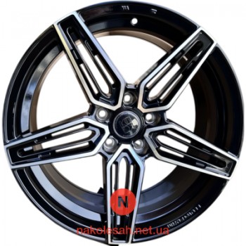 Flow Forming FF582 8x18 5x108 ET35 DIA73.1 Black