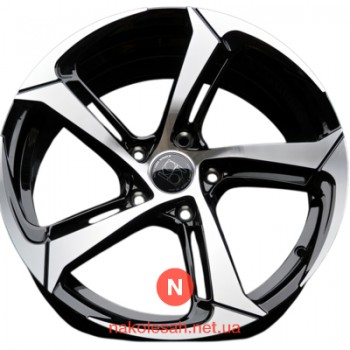 Flow Forming FF115 8x18 5x112 ET38 DIA66.6 Black