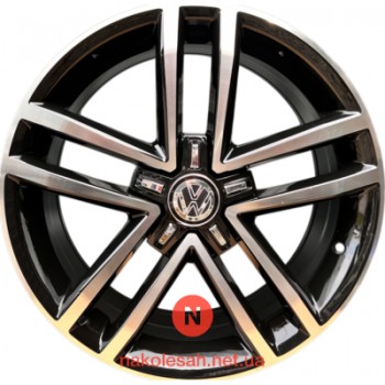 Replica 7093 7x17 5x112 ET43 DIA57.1 Black