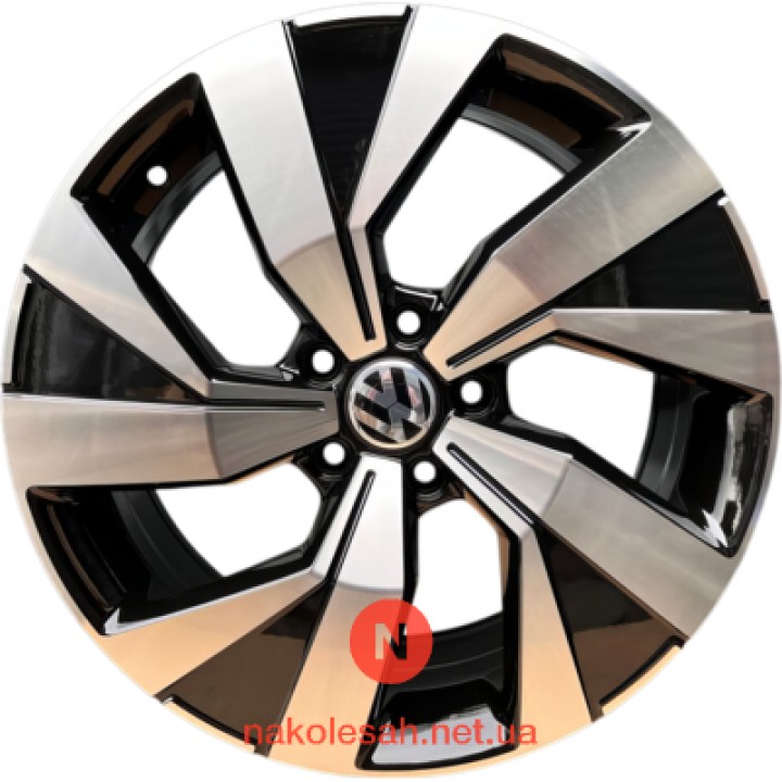 Replica 8044 7x18 5x112 ET43 DIA57.1 Black