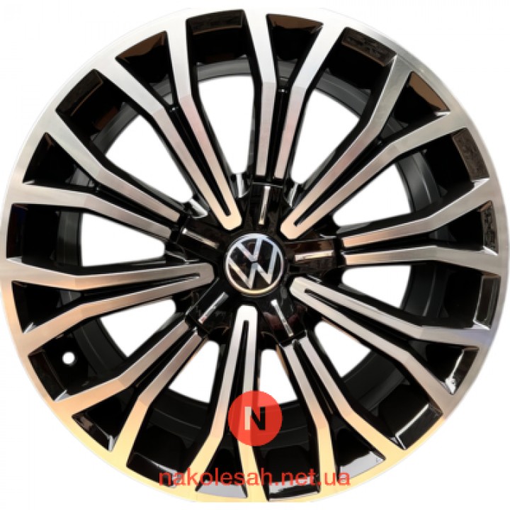 Replica 8054 8x18 5x112 ET39 DIA66.5 Black