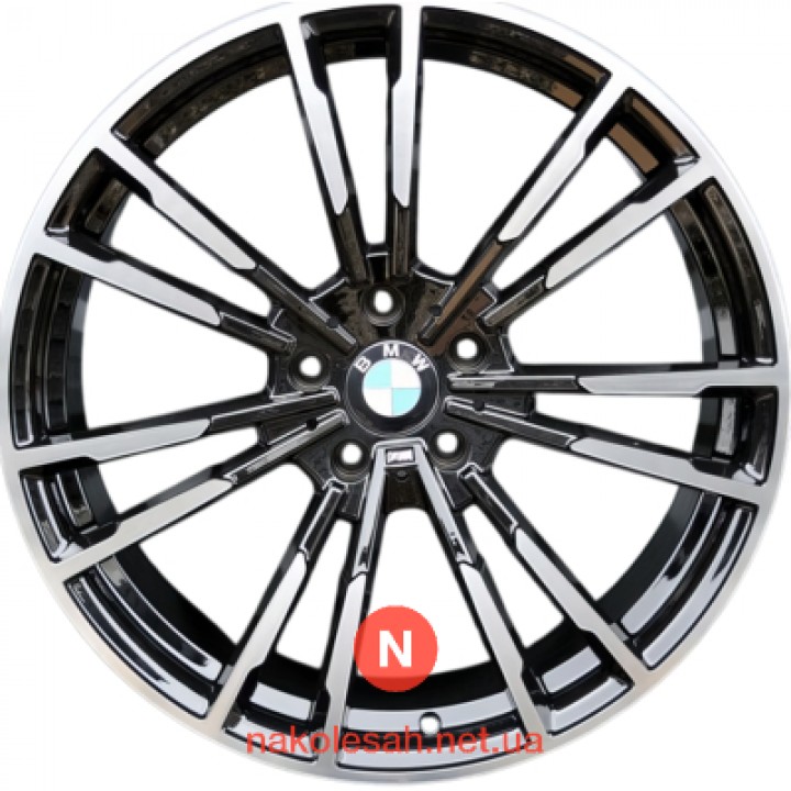 Replica YH7050 8.5x20 5x120 ET35 DIA72.6 Black