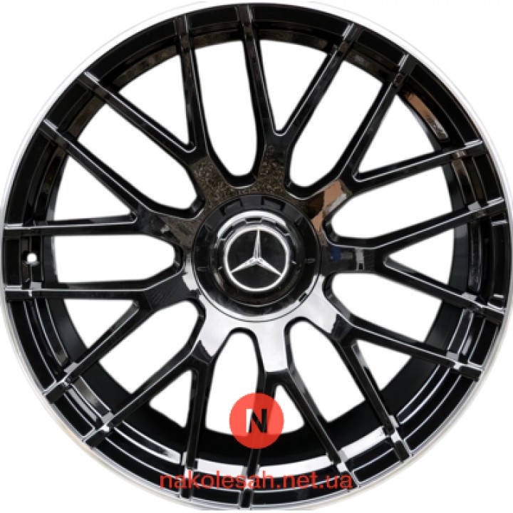 Replica 9007 9.5x21 5x112 ET30 DIA66.6 Black