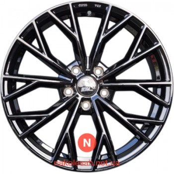 Ultra Wheels UA23 8x18 5x112 ET45 DIA66.6 Black