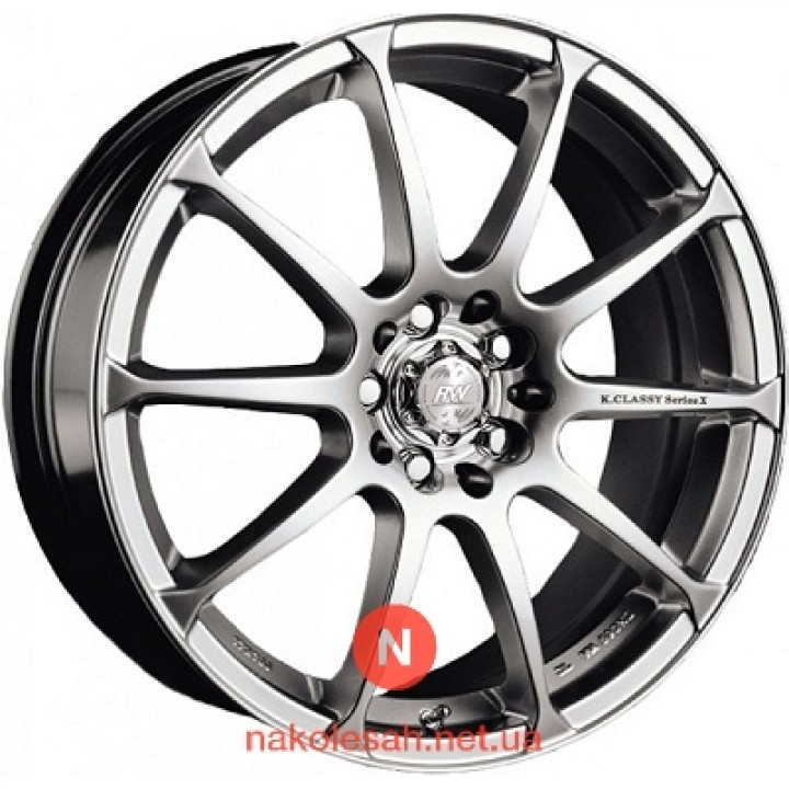 Racing Wheels H-158 6.5x15 4x100 ET35 DIA0 HS