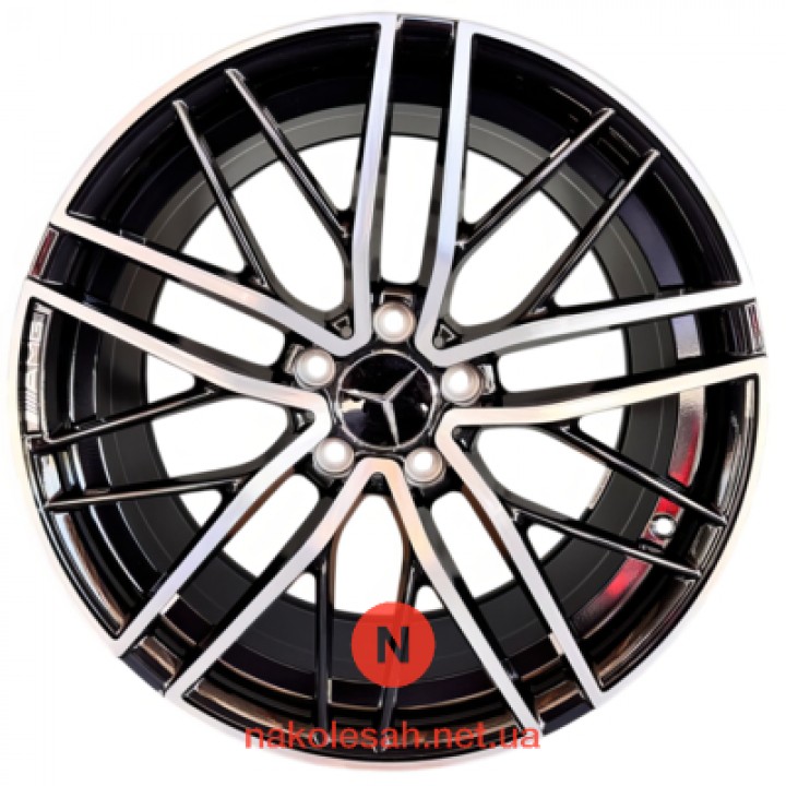 Replica 0354 8.5x18 5x112 ET45 DIA66.6 Black Replica 0354 8.5x18 5x112 ET45 DIA66.6 Black