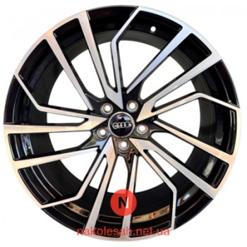 Replica 0386 9x20 5x112 ET25 DIA66.6 Black