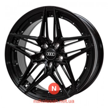Replica Audi XF07 8x18 5x112 ET35 DIA66.6 Black