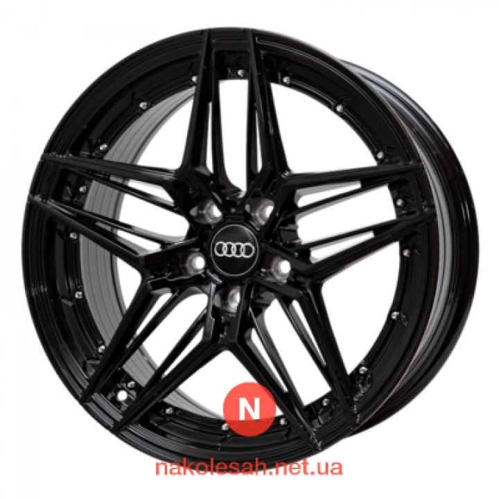 Replica Audi XF07 8x18 5x112 ET35 DIA66.6 Black Replica Audi XF07 8x18 5x112 ET35 DIA66.6 Black