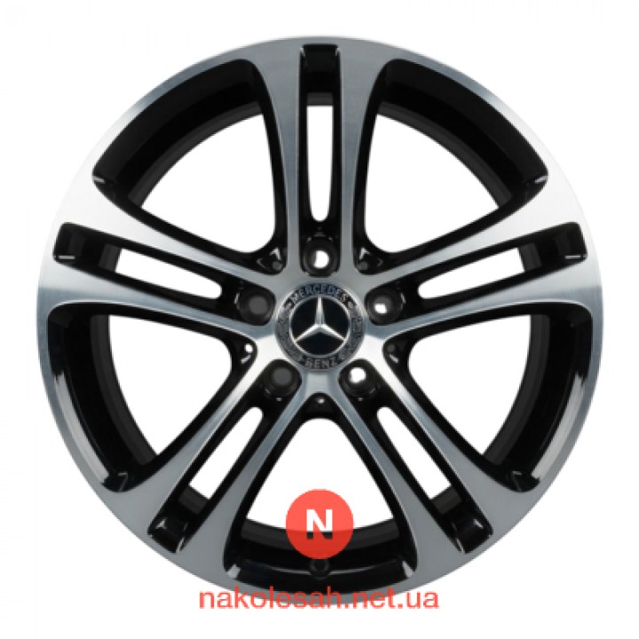 Mercedes OEM A1774010400 6.5x17 5x112 ET44 DIA66.6 BKF