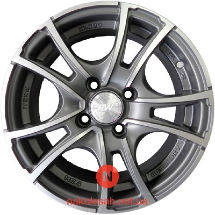 Racing Wheels H-496 6x14 4x114.3 ET38 DIA67.1 FP
