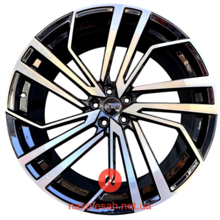 Flow Forming FBX158-22 10x22 5x112 ET22 DIA66.5 Black