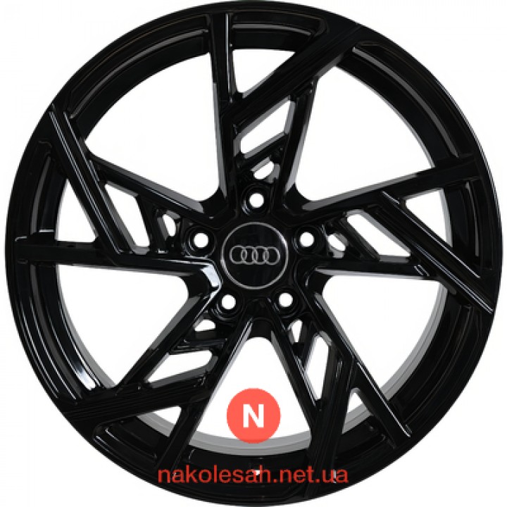 Replica 3207F 9x21 5x112 ET30 DIA66.45 Black