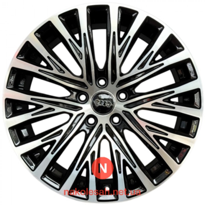 Replica 8038 8x18 5x112 ET35 DIA66.5 Black