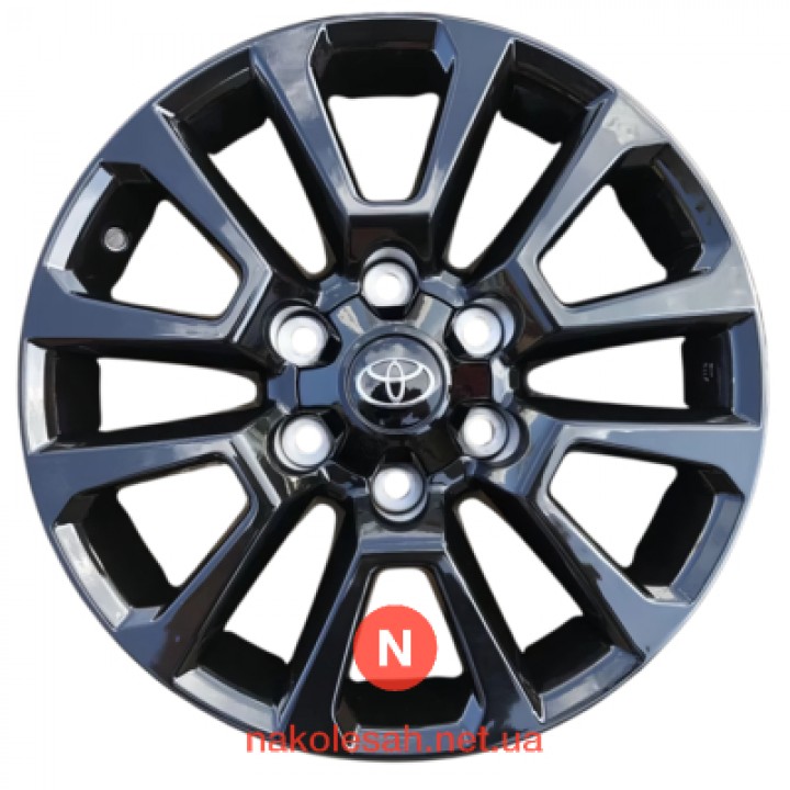 Replica TY843 7.5x17 6x139.7 ET25 DIA106.1 Black