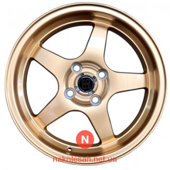 Koko FF125 7x15 4x100 ET35 DIA73.1 Gold