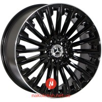 Zorat Wheels ZW-BK3S1348 8x19 5x112 ET42 DIA66.6 BL