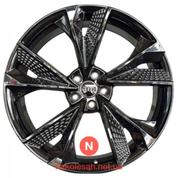 Replica 5456 9x21 5x112 ET32 DIA66.5 Black