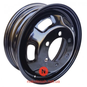 Kapitan Газель 5.5x16 6x170 ET105 DIA130.1 Black